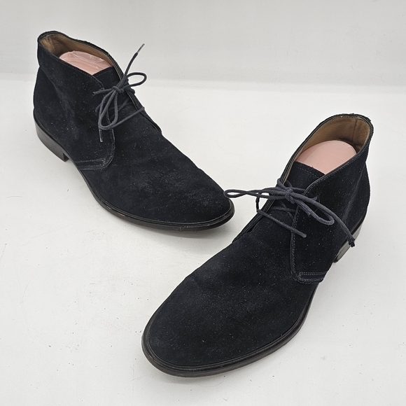Gordon Rush Midnight Blue Suede Chukka Lace Boots Size 9.5 - Picture 11 of 11